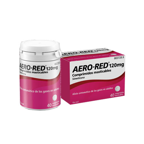 Aero Red 120mg 40 comprimidos masticables