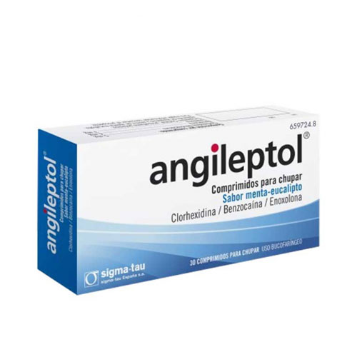 Angileptol Menta Eucalipto 30 comprimidos