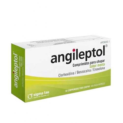 Angileptol Menta 30 comprimidos