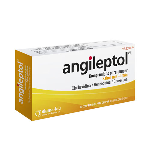 Angileptol Miel y Limn 30 comprimidos
