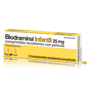 Biodramina Infantil 12 comprimidos