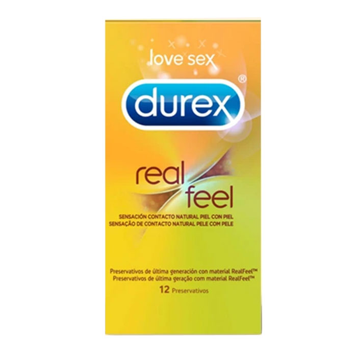 Durex Preservativos sensitivos Real Feel 12 unids.