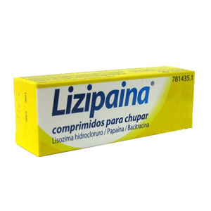 Lizipaina comprimidos para chupar