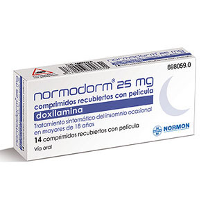 Normodorm 25mg 14 comprimidos