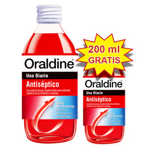 Oferta Oraldine Antisptico Pack 400+200 ml