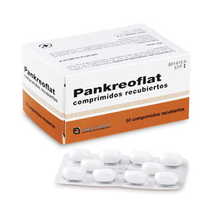 Pankreoflat 50 comprimidos recibiertos