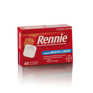 Rennie 84 comprimidos masticables Menta-Limn