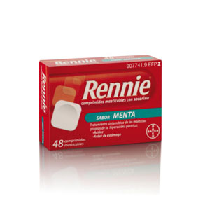 Rennie 48 comprimidos masticables Menta