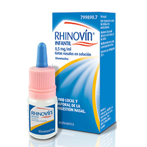 Rhinovin Infantil 0,5mg/ml gotas
