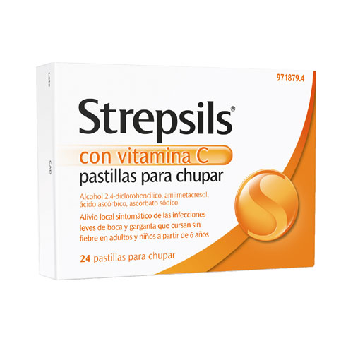Strepsils comprimidos Vitamina C