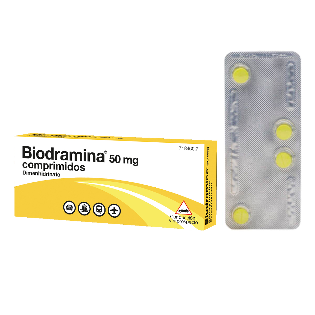 Biodramina 4 comprimidos