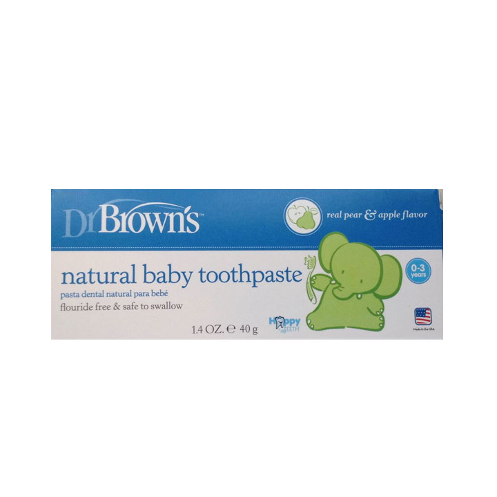 Dr Browns Pasta dental natural 40 gr
