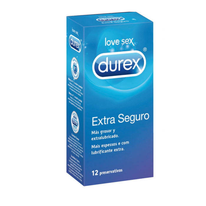 Durex Preservativos Extra seguros 12 unids.