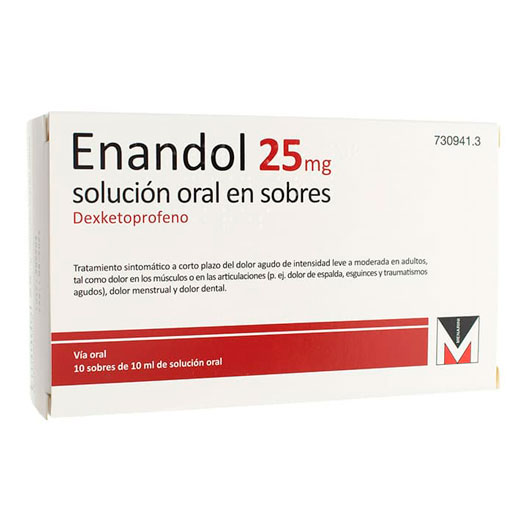 Enandol 25mg 10 comprimidos
