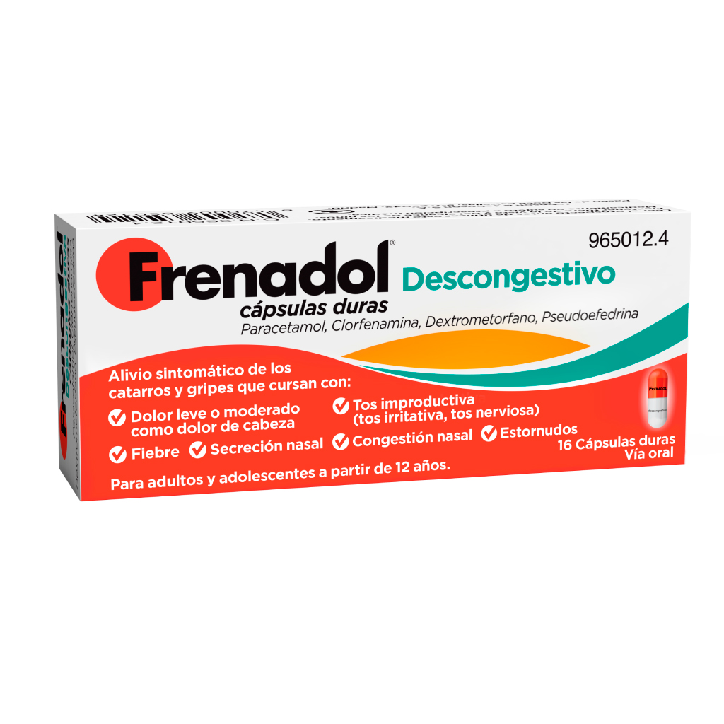 Frenadol Descongestivo 16 cpsulas