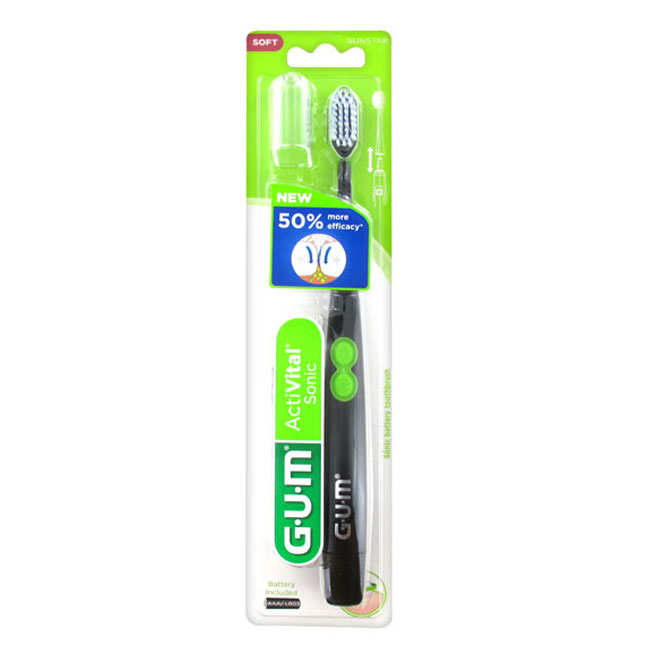 GUM Cepillo ActiVital S nico negro