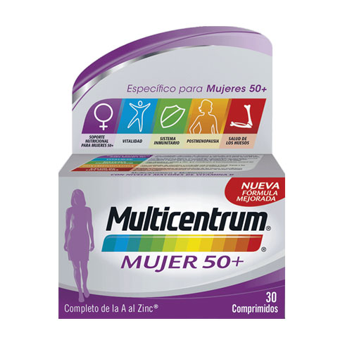 Multicentrum +50  Mujer 30 comprimidos
