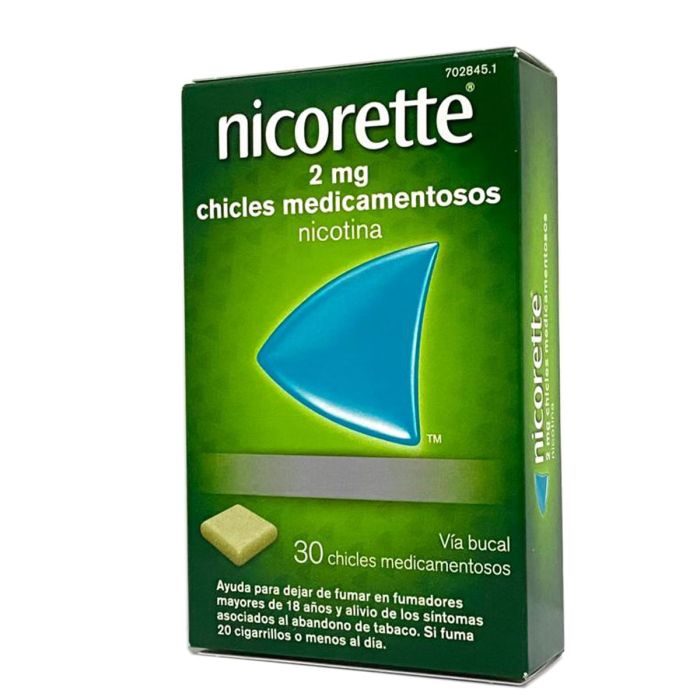 Nicorette 2mg 30 chicles