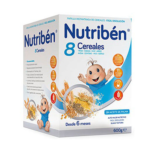 Nutriben Papilla 8 Cereales 600gr