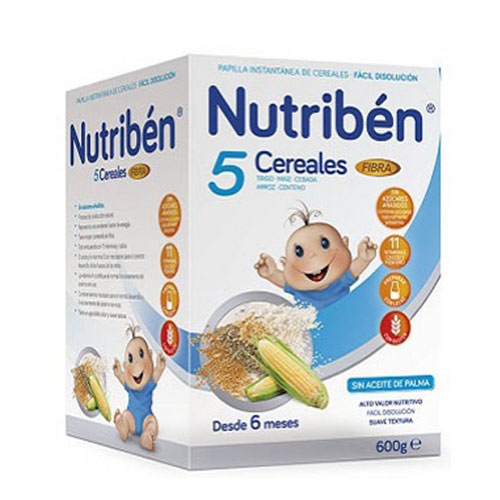 Nutriben Papilla 5 Cereales 600gr