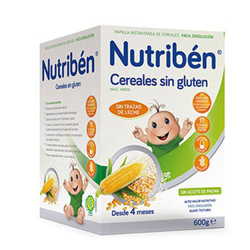 Nutriben Papilla Cereales sin gluten 600gr