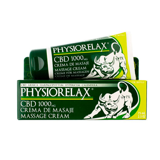 Physiorelax CBD 1000mg crema de masaje 75ml