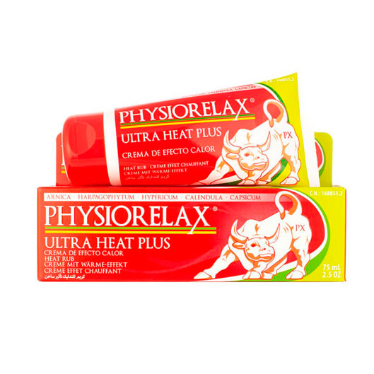 Physiorelax ultra heat plus crema de masaje 75ml