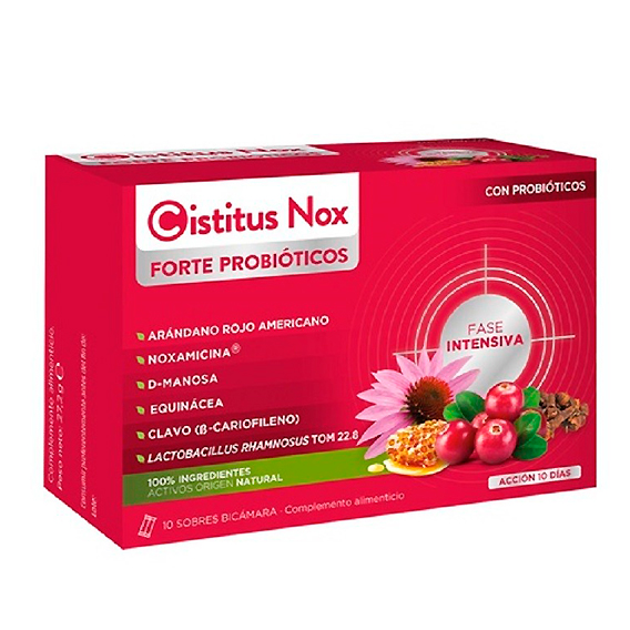Uriach cistitus nox forte probioticos 10 sobres bicmara