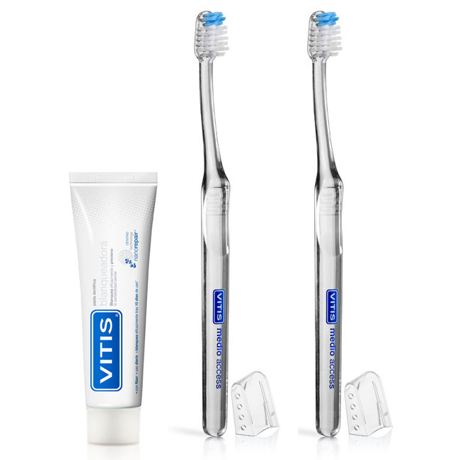 Oferta Cepillo Dental Medio Access 2ud + Pasta Blanq 15ml