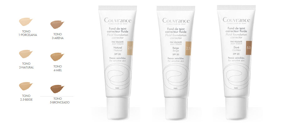Avene maquillaje fluido