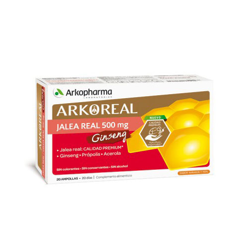 Arko Real Jalea Real Fresca Ginseng 20 ampollas