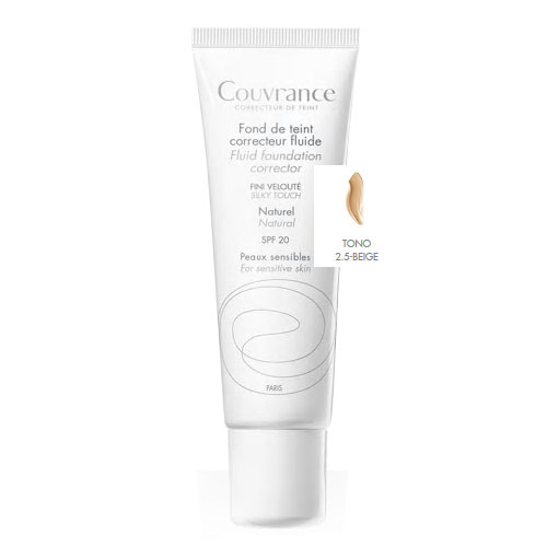 Avene Maquillaje fluido SPF20 Couvrance 2.5 Beige