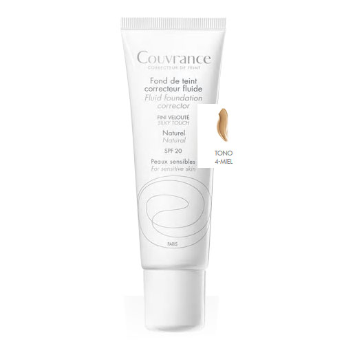 Avene Maquillaje fluidoSPF20  Couvrance 4 Miel