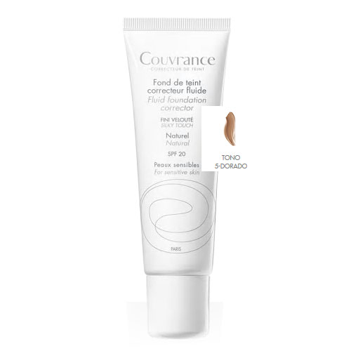 Avene Maquillaje fluido SPF20 Couvrance 5 Dorado