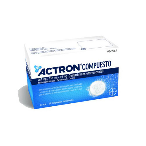 Actron Compuesto 20 comp. Efervescentes
