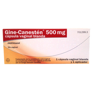 Gine Canesten 500mg 1 cpsula vulos blanda aplicador