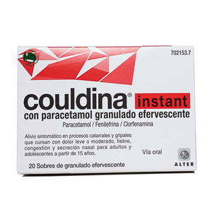 Couldina Instant Paracetamol 20 sobres efer.