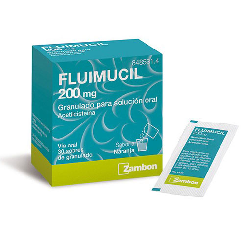 Fluimucil 200mg 30 sobres