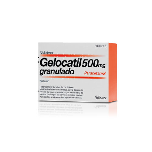 Gelocatil 250mg 12 sobres Granulado