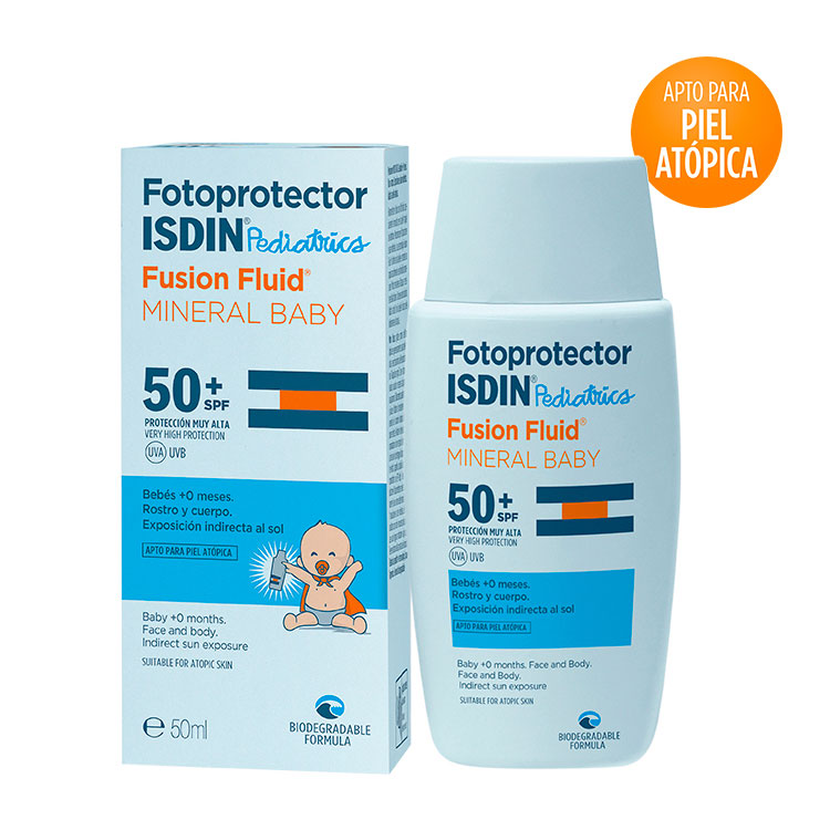Fotoprotector ISDIN Fusion Fluid Mineral Baby SPF50+