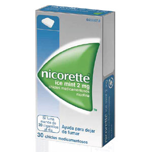 Nicorette Ice Mint 2mg 30 chicles
