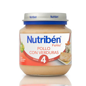 Nutriben Potito 130gr Pollo con verduras