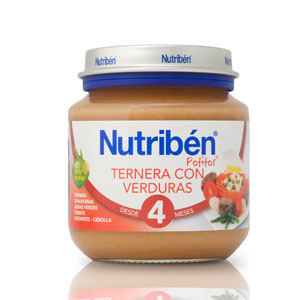 Nutriben Potito 130gr Ternera con verduras