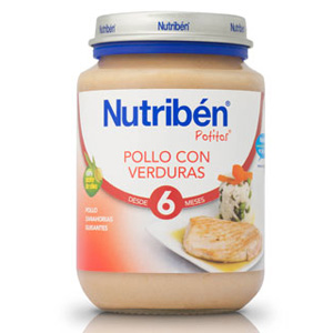 Nutriben Potito 200gr Pollo con verduras