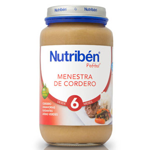 Nutriben Potito 250gr Menestra cordero