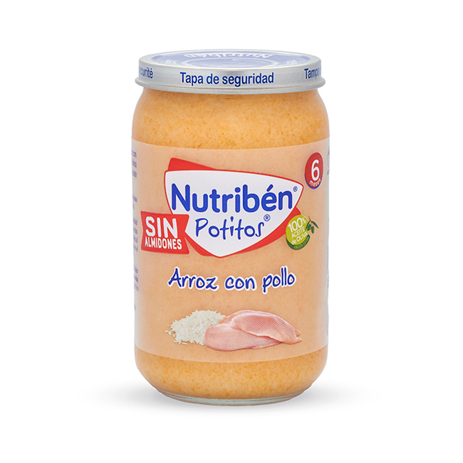 Nutriben Potito 250gr Pollo con arroz