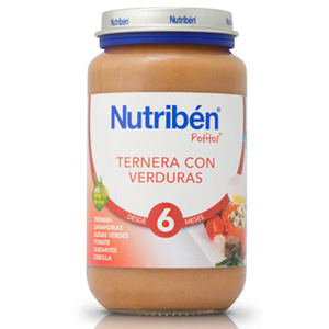 Nutriben Potito 250gr Ternera con verduras