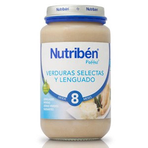 Nutriben Potito 250gr Lenguado con verduras
