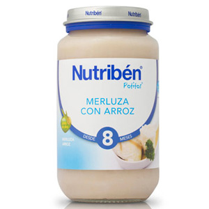 Nutriben Potito 250gr Merluza con arroz