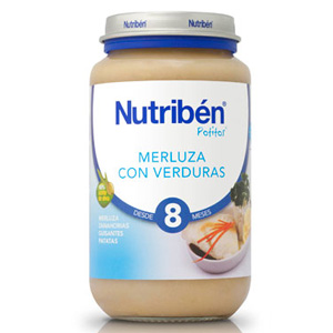 Nutriben Potito 250gr Merluza con verduras